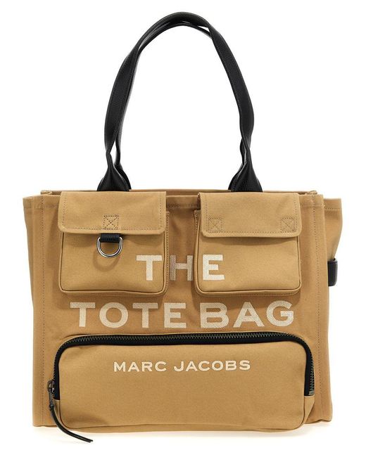 Marc Jacobs Brown 'The Cargo Canvas Large Tote' Shopping Bag