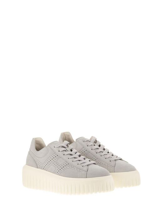 Hogan Gray H-Stripes
