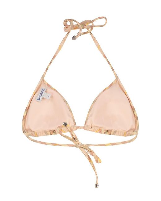 Burberry Natural Triangle Bikini Top