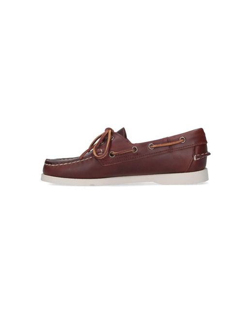 Sebago Purple Flat Shoes