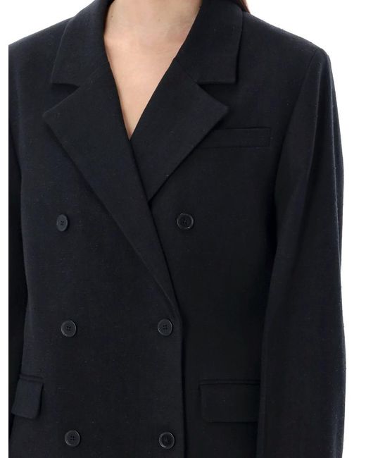 Loulou Studio Black Gorak Double Breasted Blazer