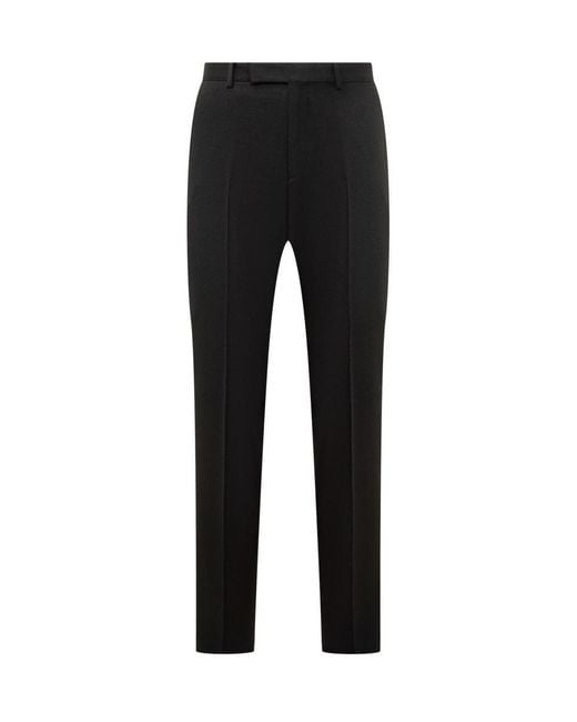 Zegna Black Wool Pants for men