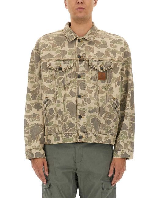 Carhartt Multicolor Duck Helston Jacket for men