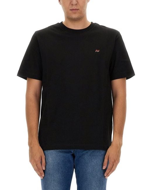 Missoni Black T-Shirt With Logo for men