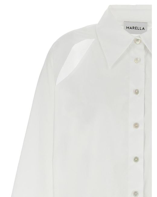 Marella White Emily Ratajkowski X Capsule Shirt