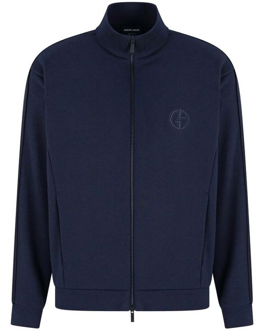 GIORGIO ARMANI ブルゾン ブルゾン フルジップ仕様 セミアニリン ナッパレザー製