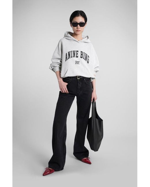Anine Bing White Harvey Sweatshirt