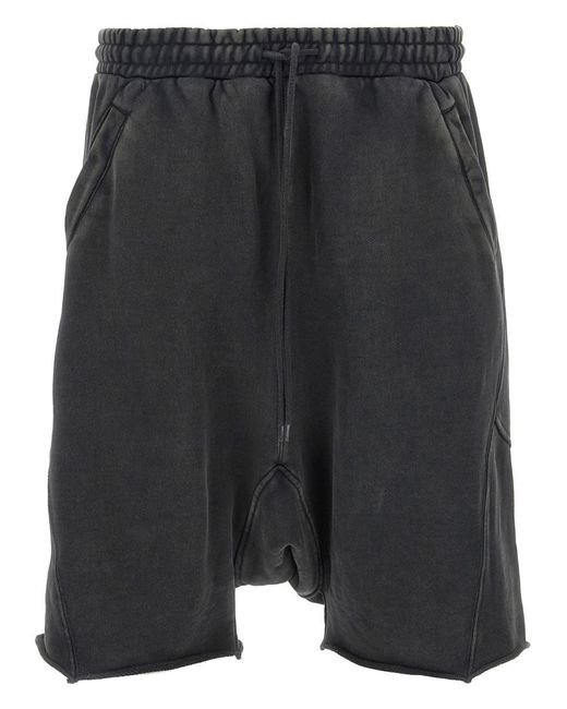 Entire studios Black 'Heavy Drop' Bermuda Shorts for men