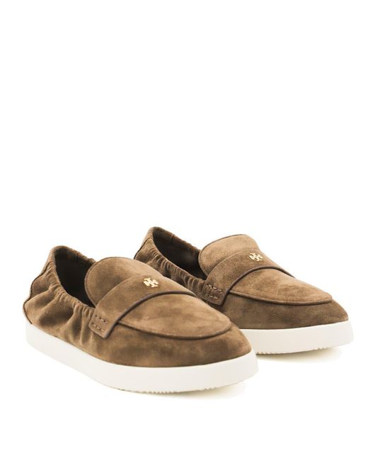 Tory Burch Brown Flat Shoes