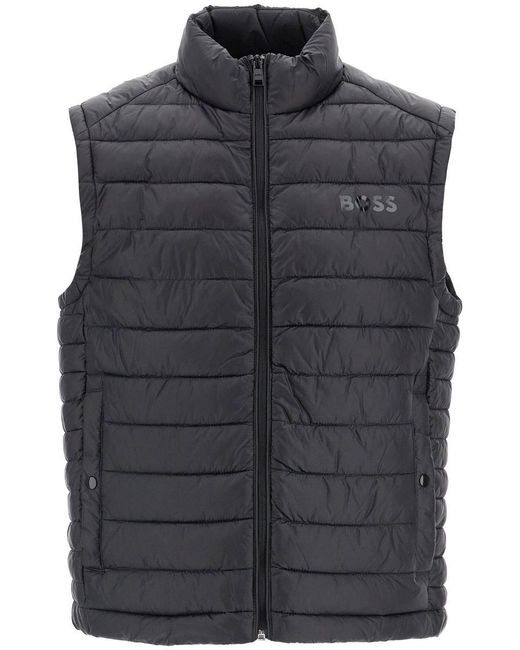 Boss Gray Foldable Padded Vest for men