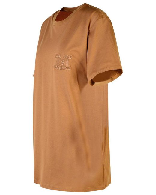 Max Mara Orange Cotton T-Shirt