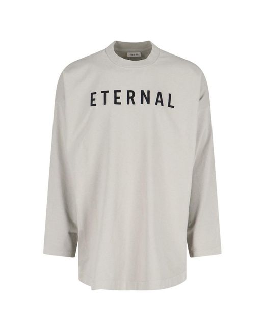 Fear Of God Gray T-Shirts And Polos for men