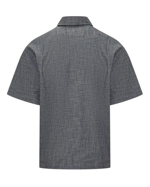 C P Company Gray Chambray Shirt for men