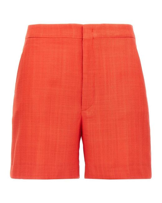 Tagliatore Red 'B-Elle' Shorts