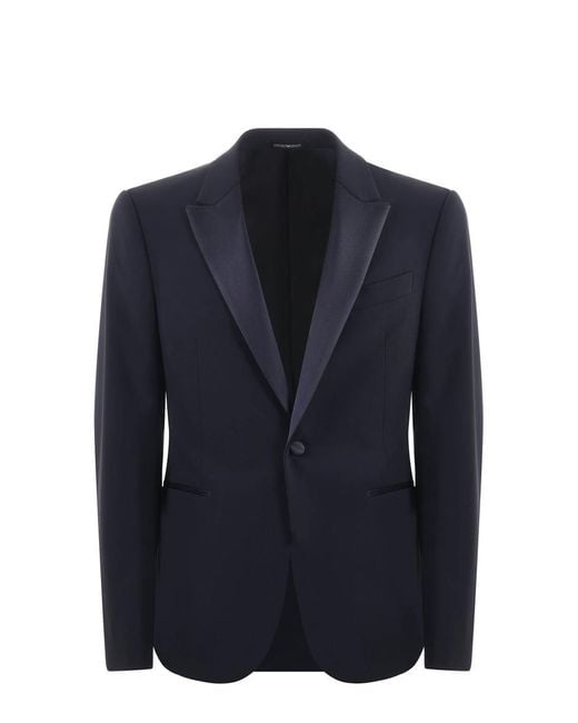 Emporio Armani Black Tuxedo Suit for men