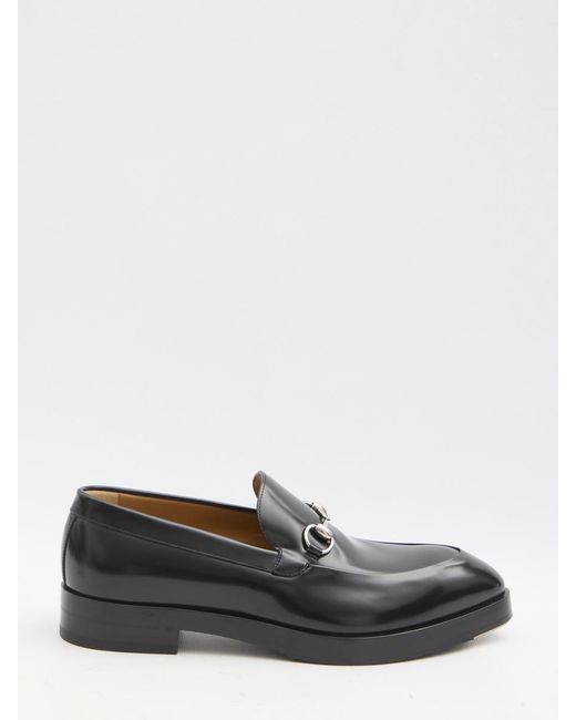 Gucci White Horsebit Mocassins Loafer for men
