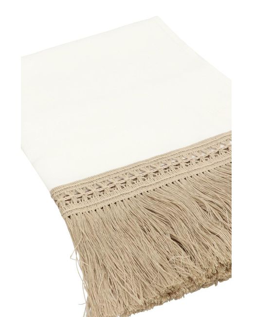 Max Mara Natural Grammo Linen Stole