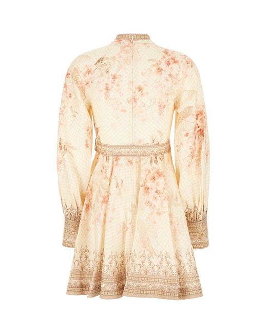 Zimmermann Natural Illuminate' Mini Dress