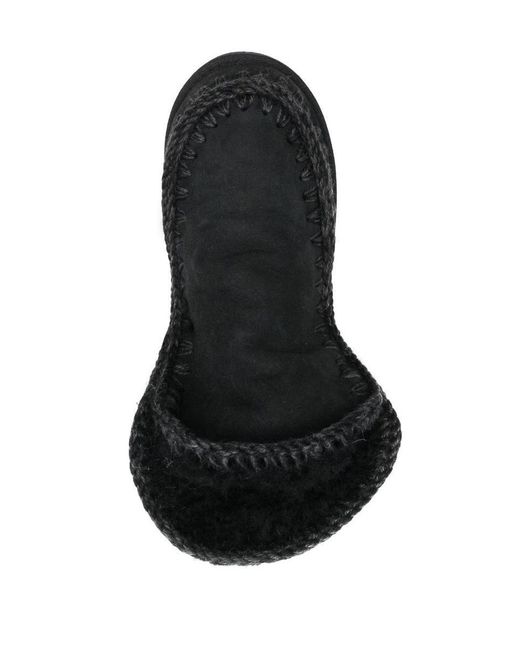 Mou Black Eskimo 18 Glitter Logo Boots