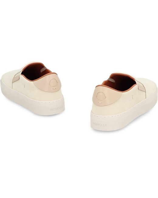 Moncler Monclub Slip-On Sneakers in Natural for Men | Lyst