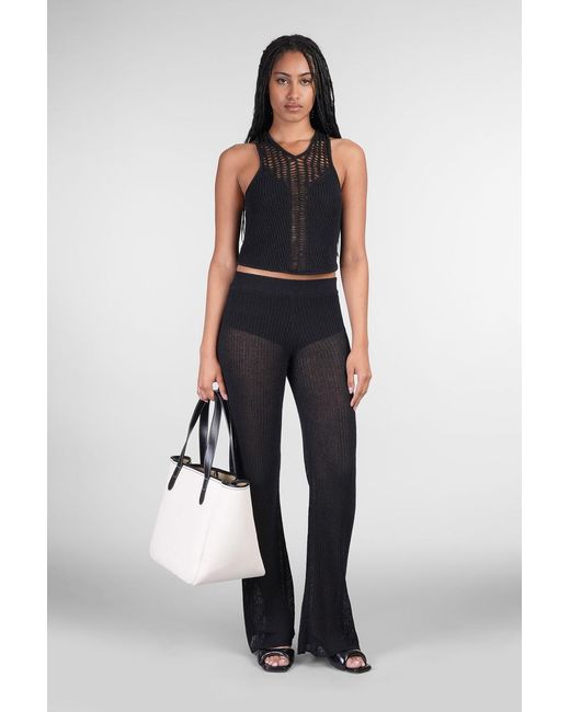 【送料&関税込】IRO Paula Pants In Black Cotton IRO Paula Pants in Black | Lyst