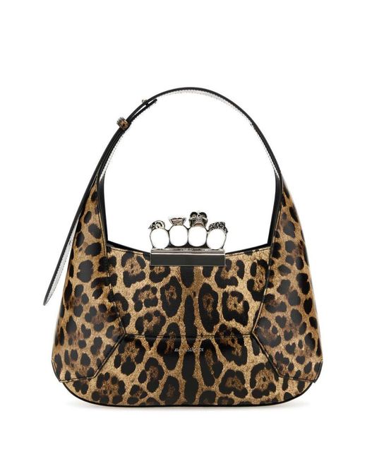 Alexander McQueen Metallic Handbags