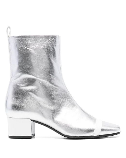 CAREL PARIS White Audrey 25 Anckle Boots Shoes