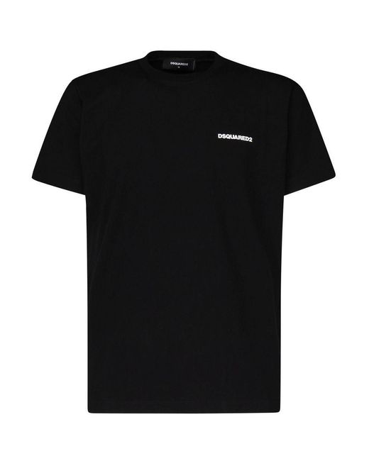 DSquared² Black T-Shirts And Polos for men