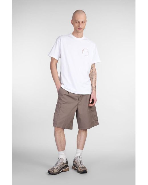 Carhartt Gray Cole Cargo Short Shorts for men