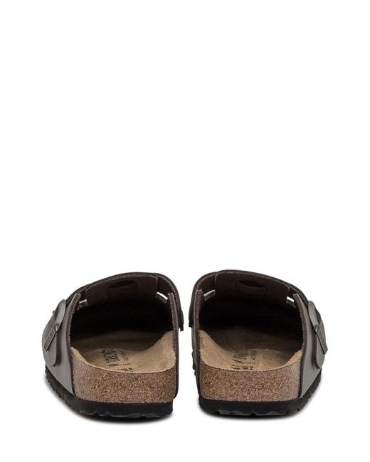 Birkenstock Gray Boston Sandalwood for men