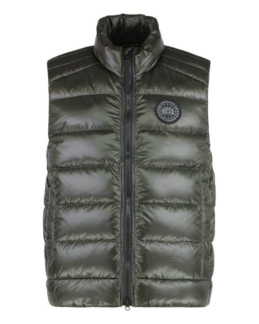Canada Goose Black Crofton Down Vest for men