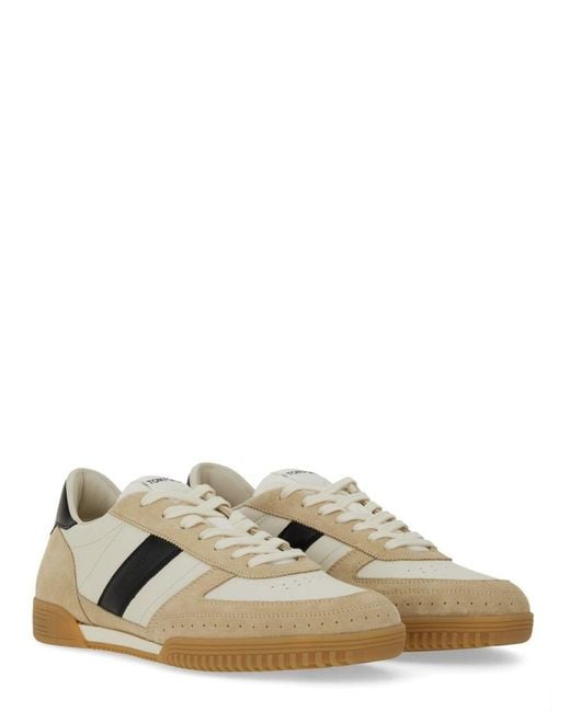 Tom Ford White Luxury Slip-On Sneakers For for men