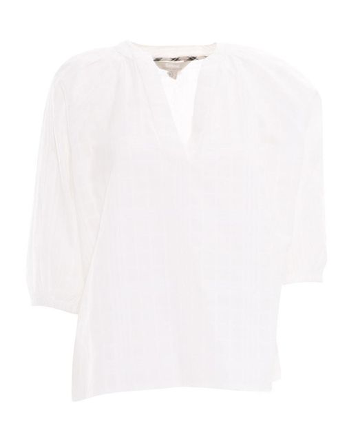 Barbour White Top