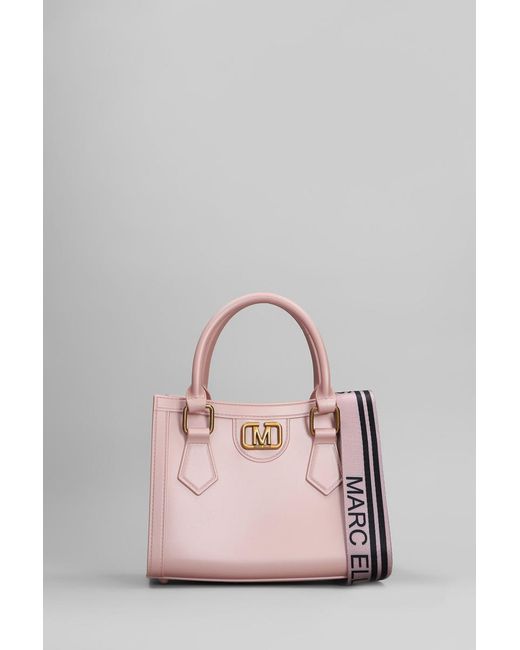 Marc Ellis Pink Flat Wood S Hand Bag