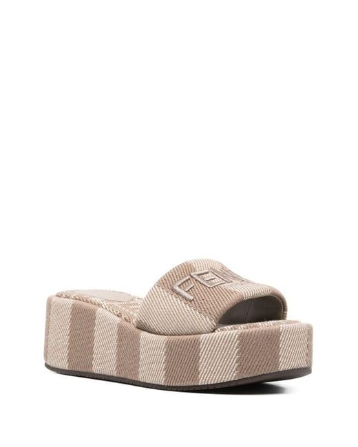 Fendi Natural Sunshine' Slides