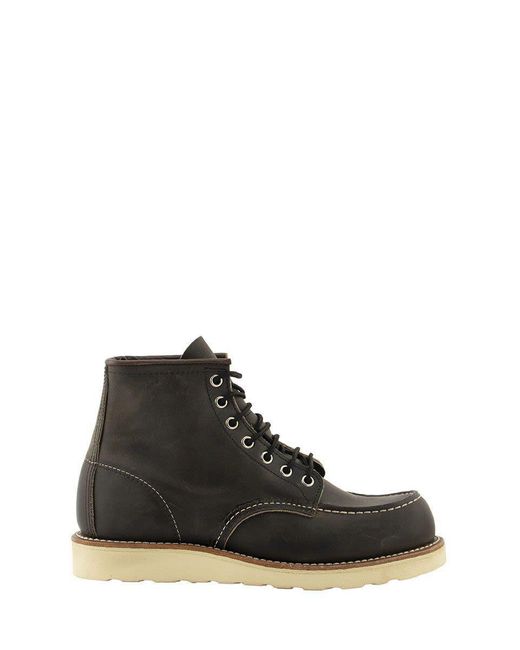 Red Wing Black Classic Moc for men