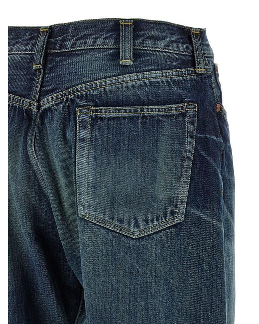 Junya Watanabe Blue Stonewashed Jeans