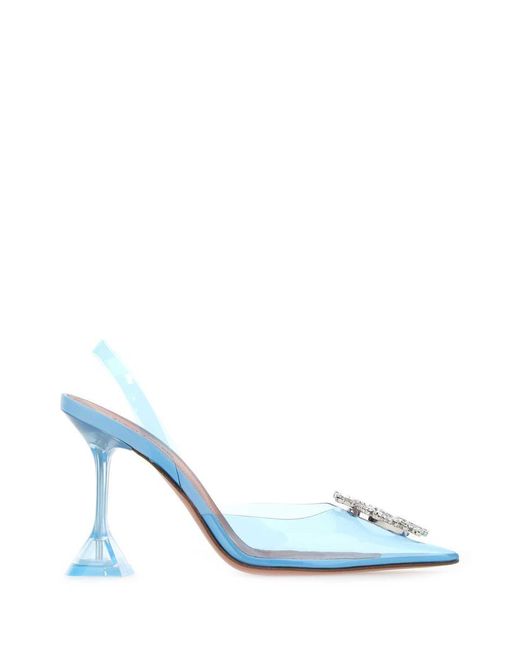AMINA MUADDI Blue Light Pvc Begum Pumps