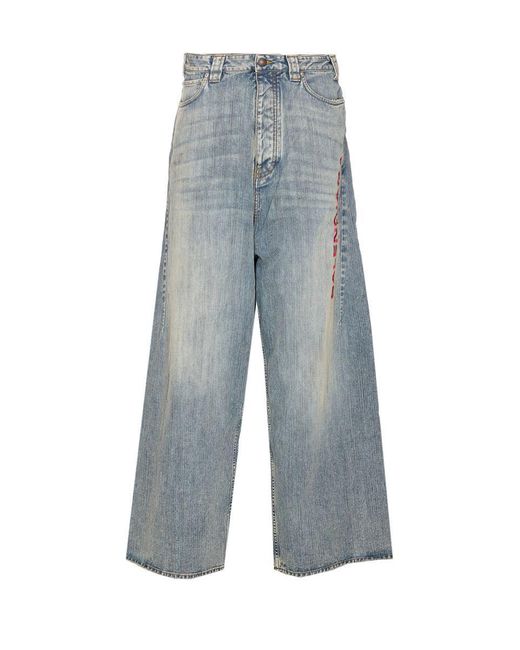 Balenciaga Blue Pantsshorts for men