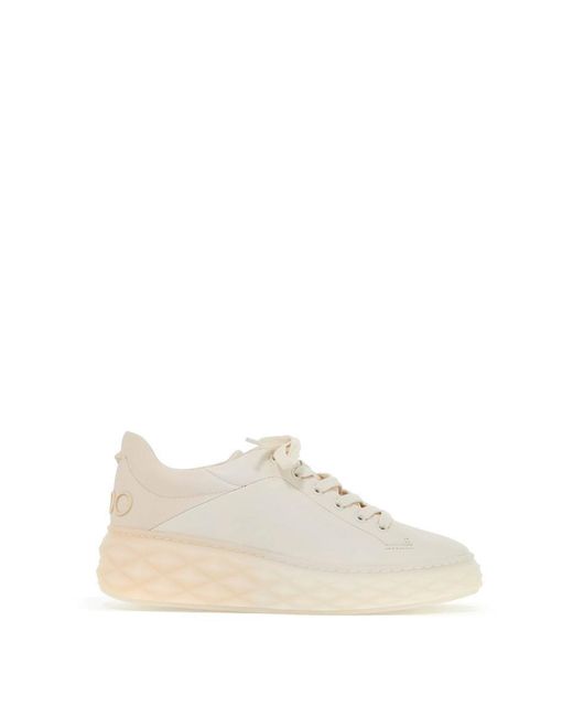 Jimmy Choo White Diamond Maxi/F Ii Sneakers
