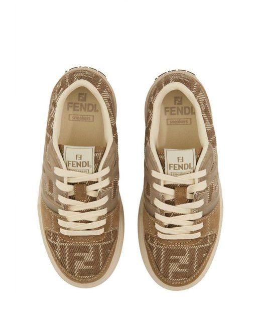Fendi Natural Sneakers