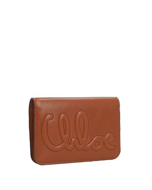 Chloé Brown Wallets