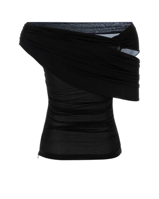 Blumarine Black Jersey Top