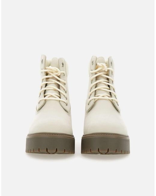 Timberland White Boots