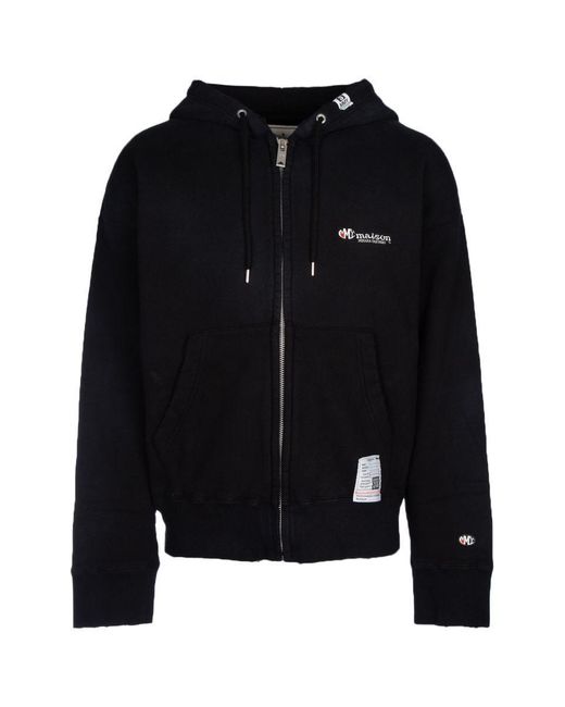 Maison Mihara Yasuhiro Black Full Zip Hoodie for men