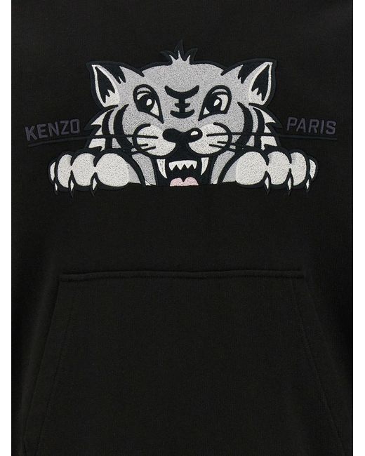 KENZO Black Hoodie for men