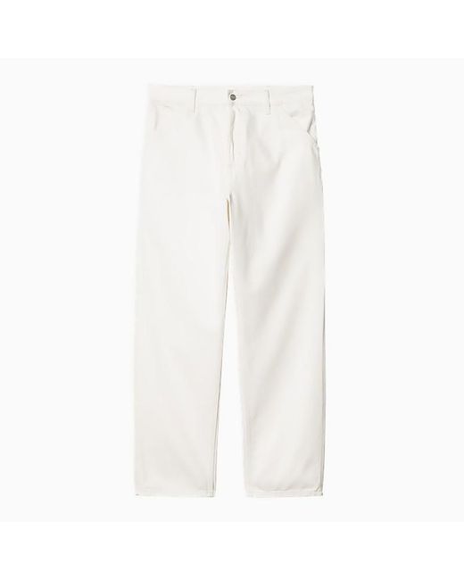 Carhartt White Single Knee Pant Wax for men