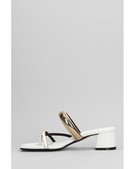 Donnarã¬ White Slipper-Mule