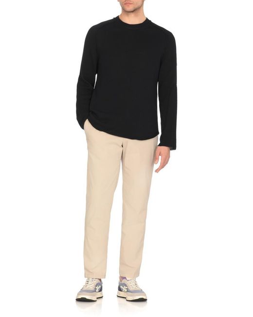 Premiata Blue Cotton Sweater for men