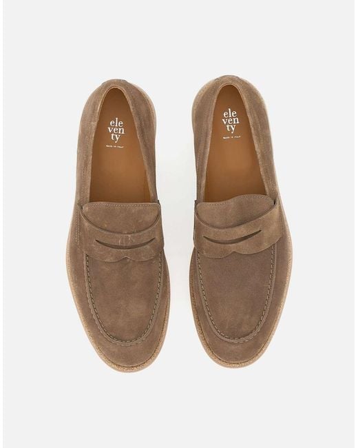 Eleventy White Flat Shoes for men